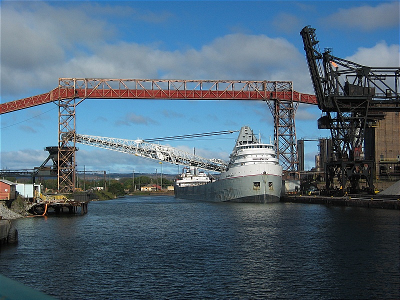 Unloading coal