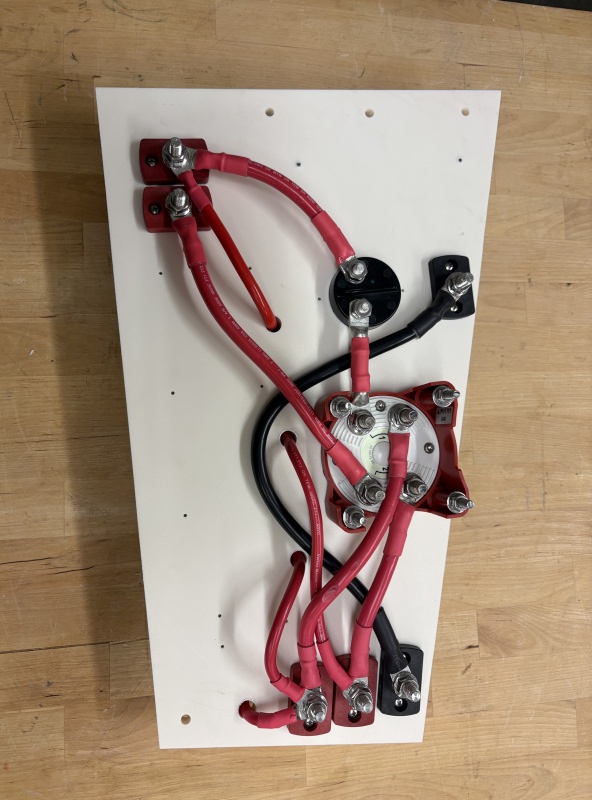 Upgraded transom electrical panel (back)