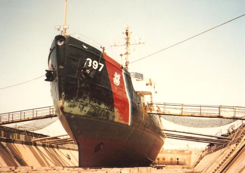 USCGC Mariposa in drydock, Sturgeon Bay, WI
