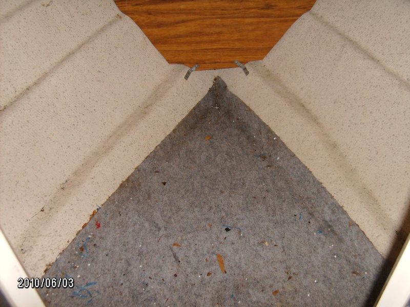 V berth before cleaning..