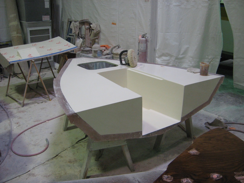 V-Berth being prepped for install