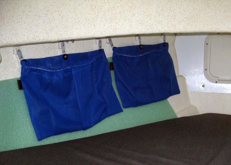 v-berth storage bags, foam insulation