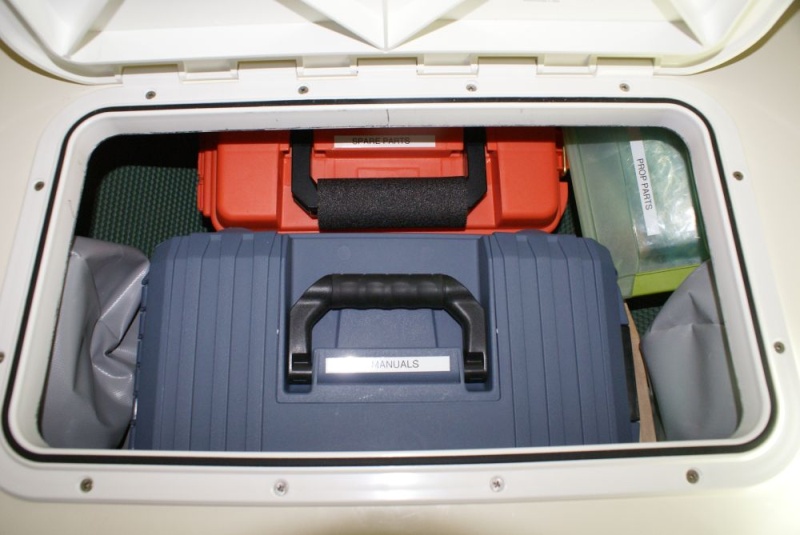 V-Berth Storage Install -DSC06194 Everything fits, with still some room yet to fill.