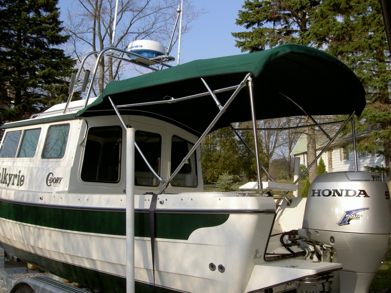 (Valkyrie) Aft view of new top.