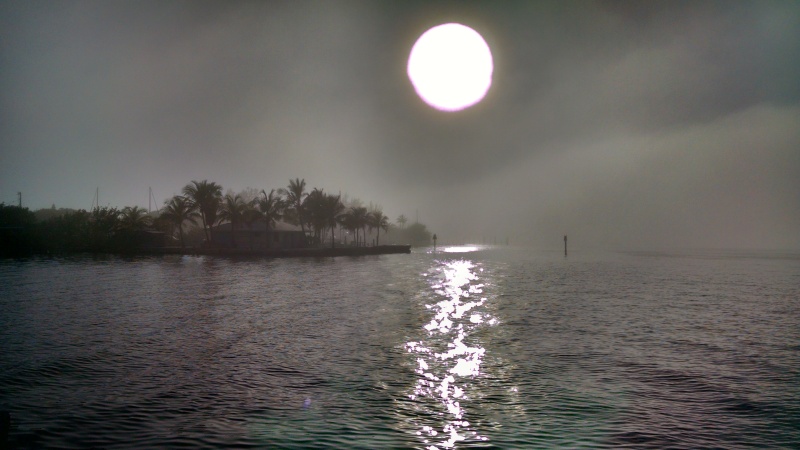 Very cloudy day at sunset