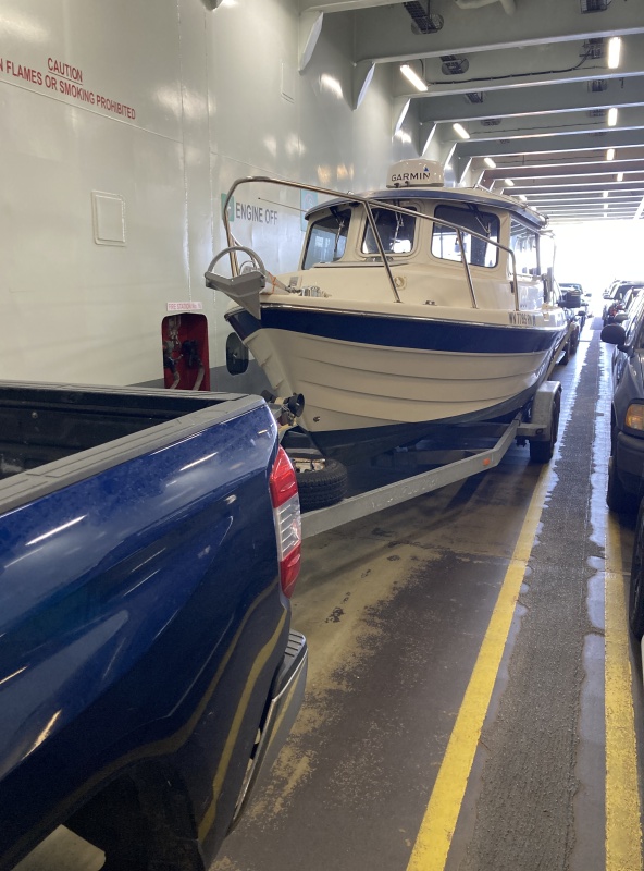 Very first leg of the long trip between Lopez Island, WA, and Central Calif. on the day of purchase