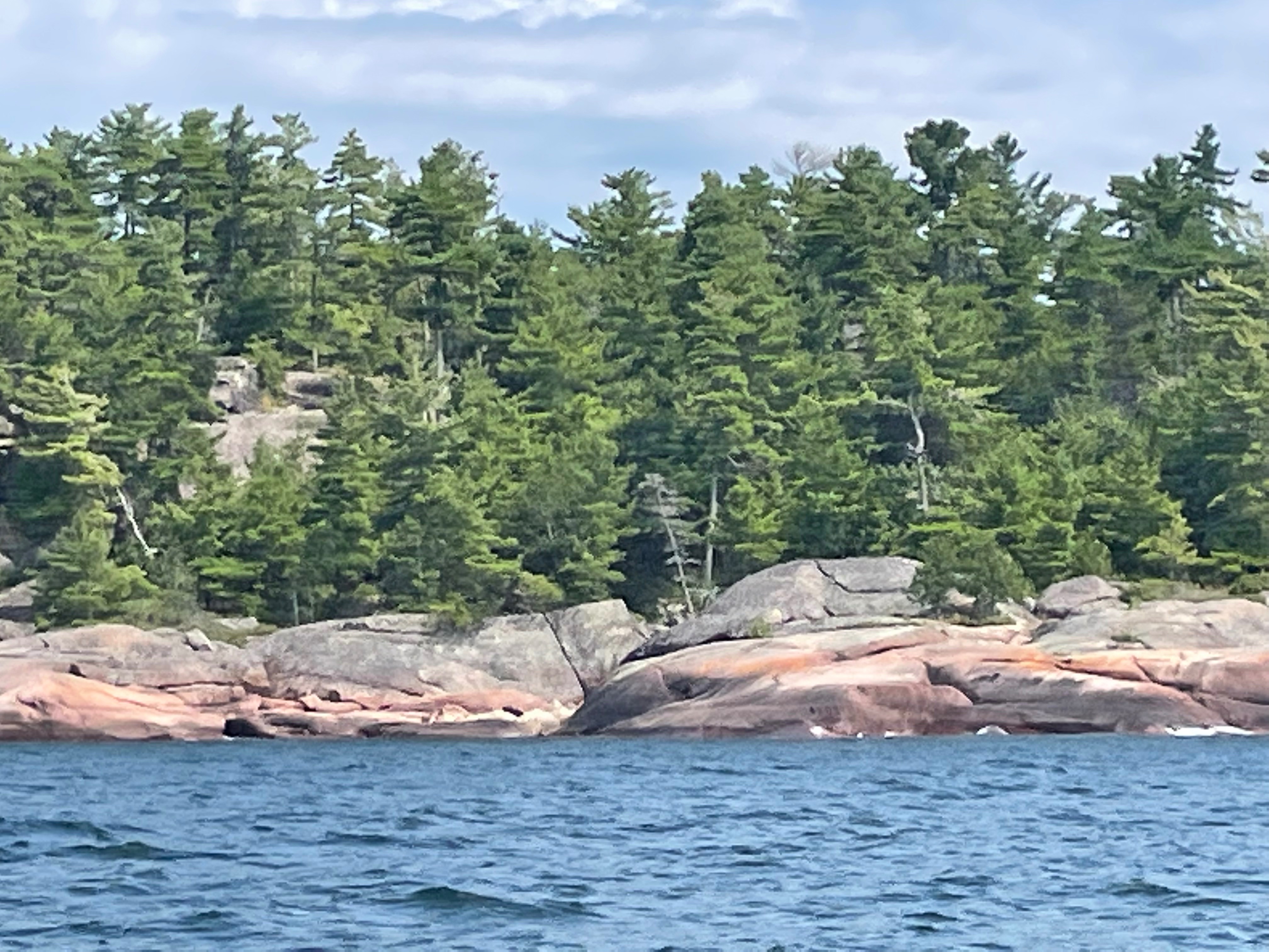 Very unforgiving shoreline