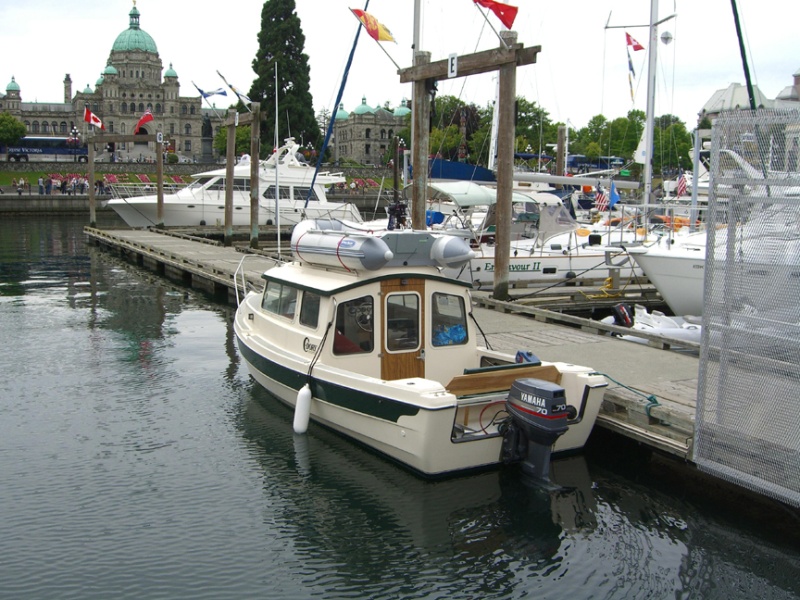 Victoria Harbor with Parliament Building