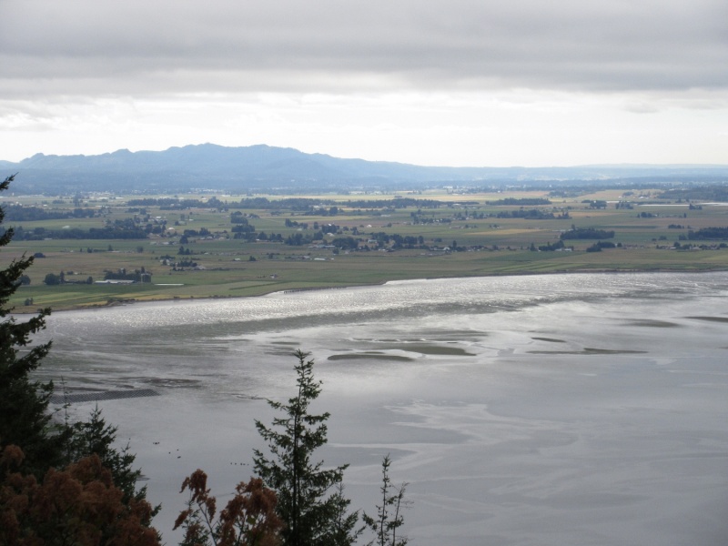 View at 1500 feet looking south over Chuckanut valley