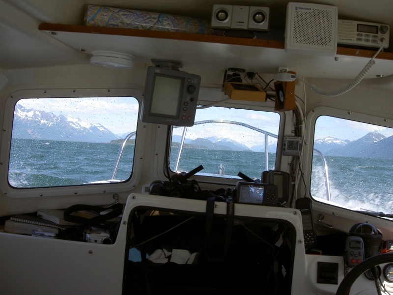 view from inside headed north on lynn canal