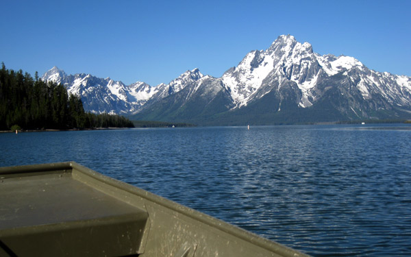 View from the jonboat