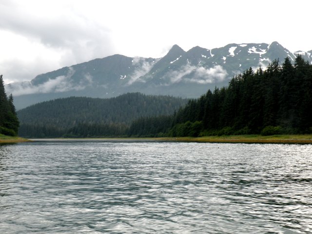 View looking back towards Oliver Inlet