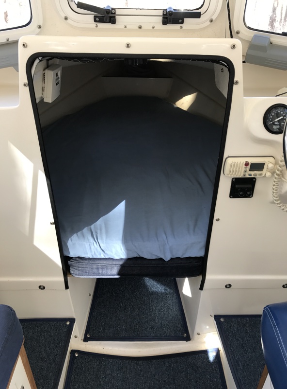 View looking into v-berth.