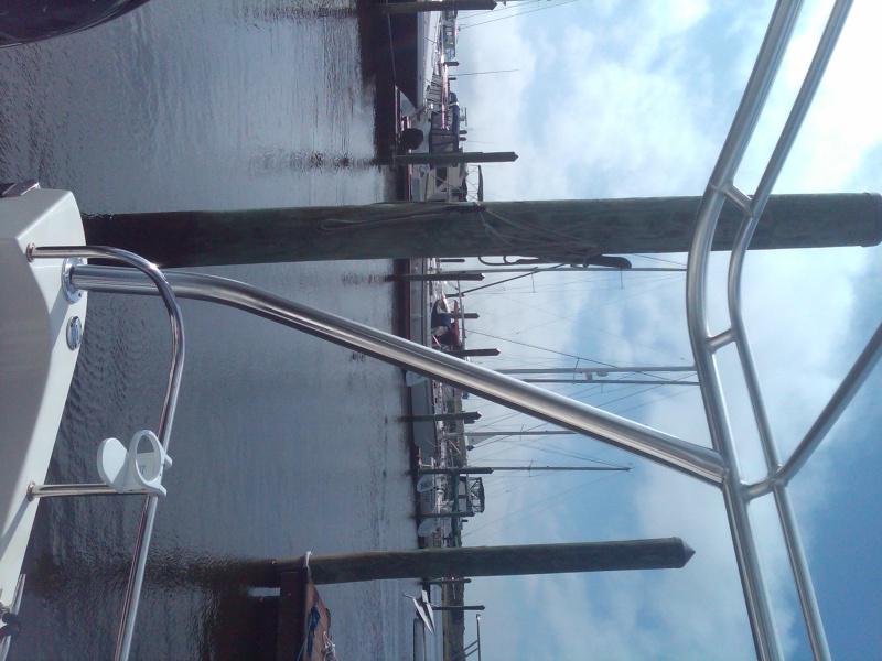 View of back frame structure