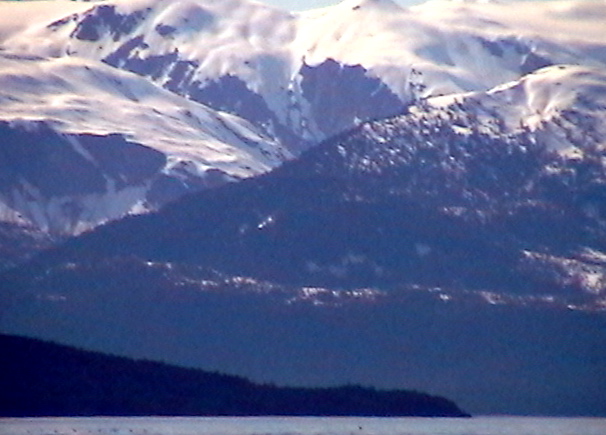 View of Chilkat Mountains near North Pass