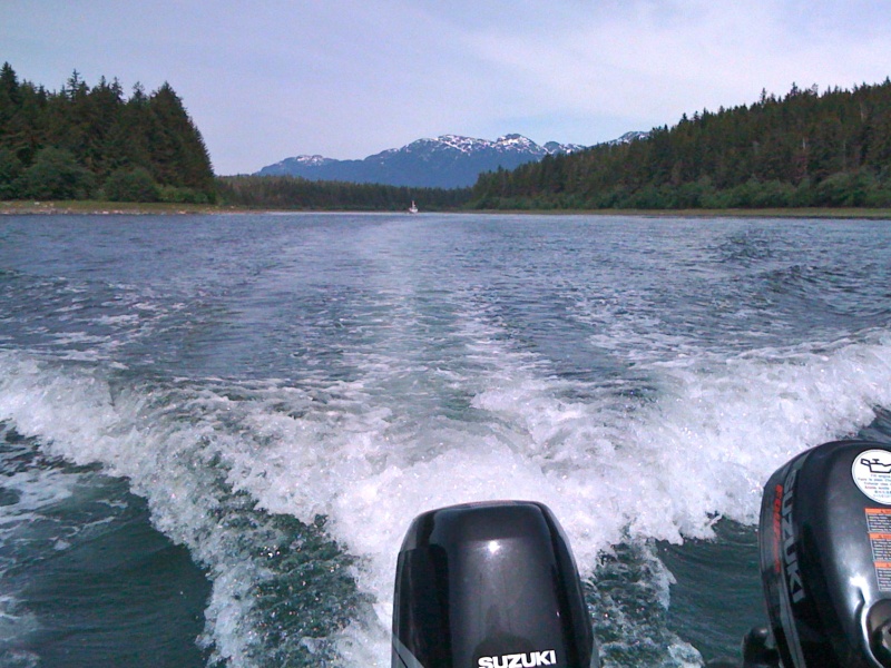 View of Oliver Inlet facing North