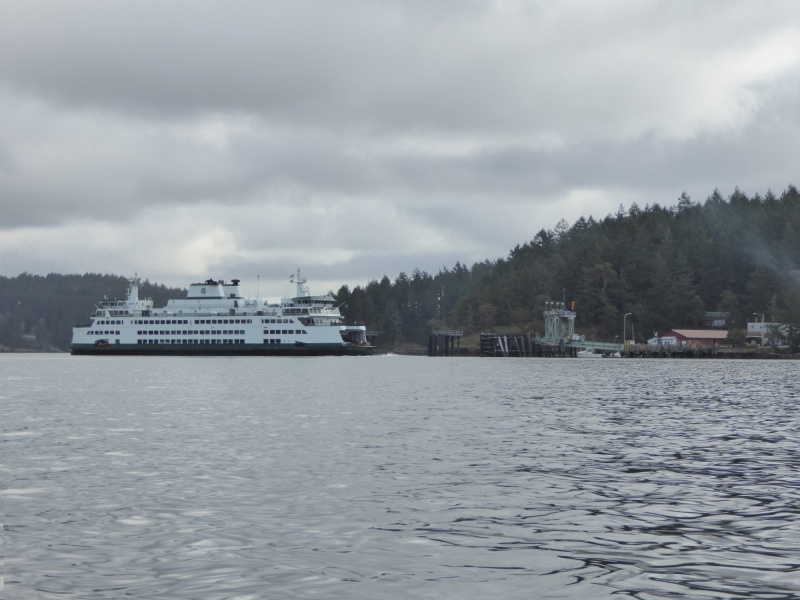 View of Shaw Island ferry landing from Blind Island