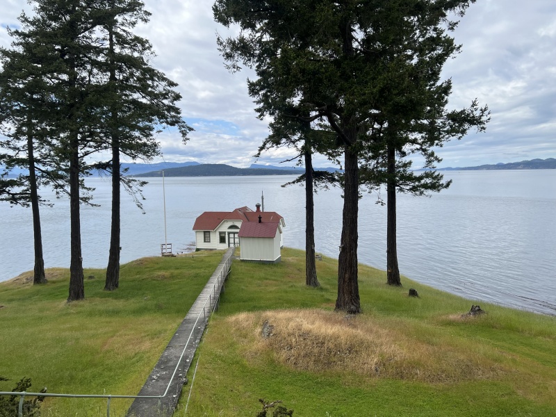 View of the Turn Point Light Station Fog Signal Building