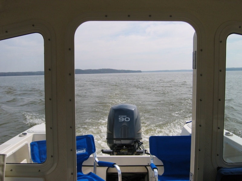 View to the stern