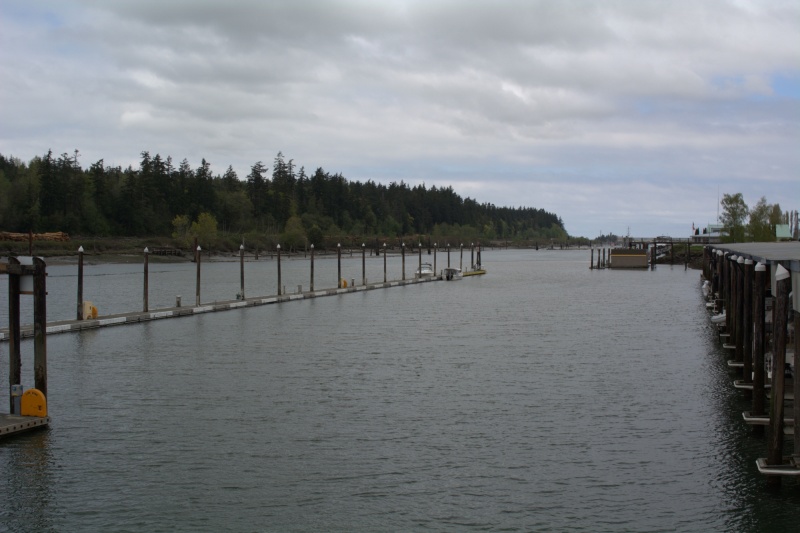Visitor dock at LaConner marina.