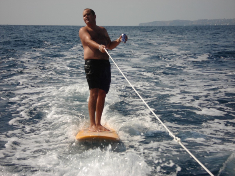 Wake boarding Rub "N" Tug style