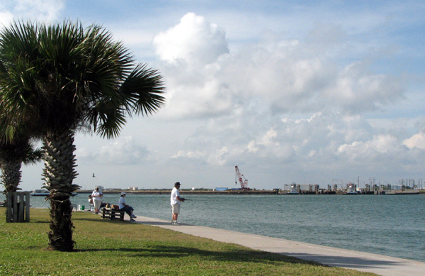 Walk along the ship channel