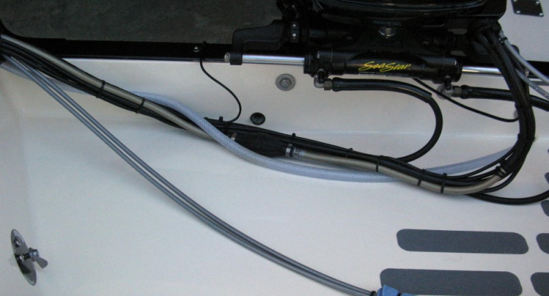washdown pump intake 1 - stored in splash well - no thru hull
