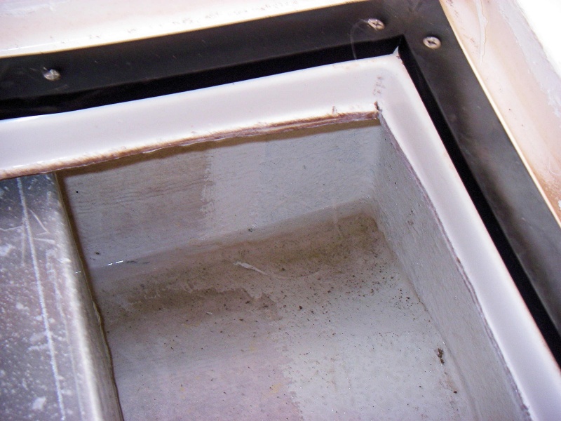 Water in Skeg Depression