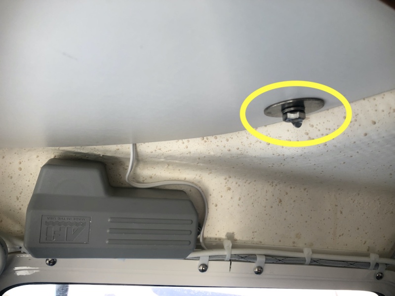 Water leak around roof rack bolt