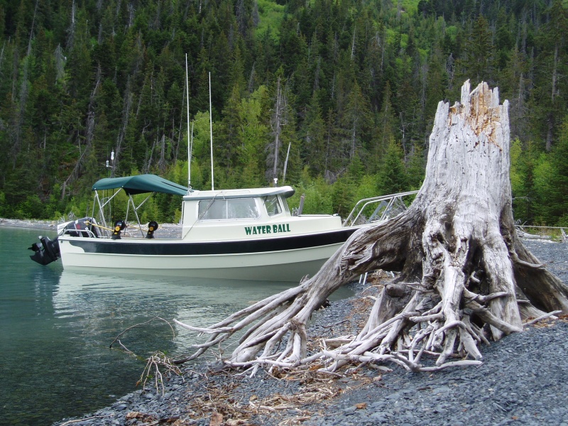 (Waterball) Kenai Lake 05\' Camping Boat Beached