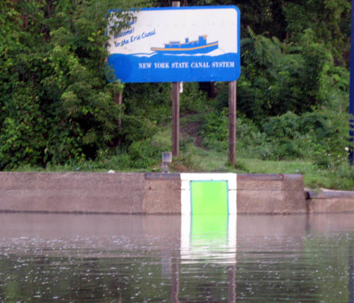 Waterford marker... underwater