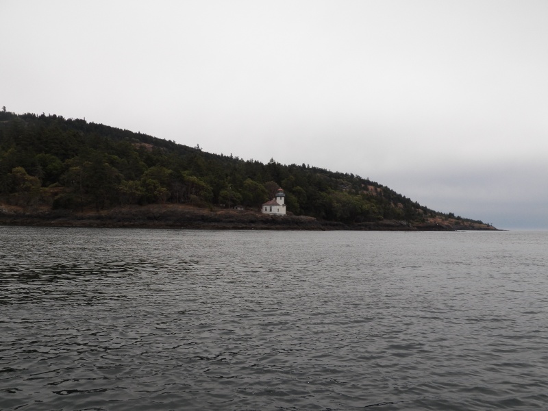 We circumnavigated San Juan Island and went by the Lime Kiln lighthouse.