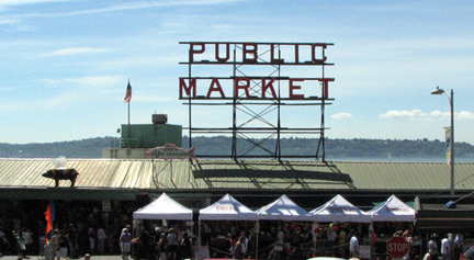 We had to walk through Pike\'s Market