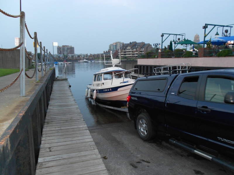 We launched in Buffalo and stored our truck and trailer