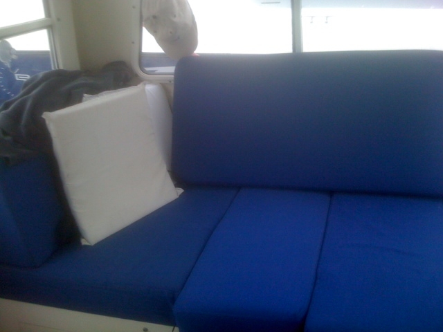 We like the galley set up as a bunk when we travel.  Makes it nice to lounge.