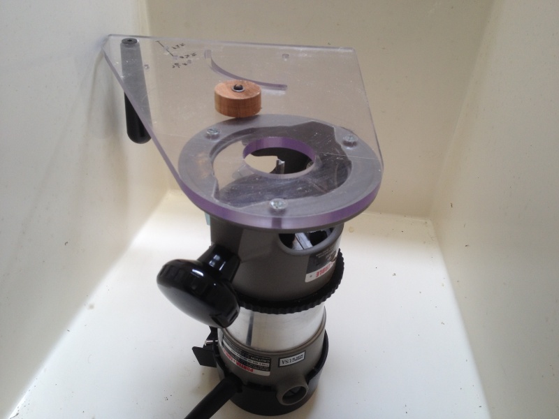 We\'ll use a router with a spiral upcut bit to make the hole. Luckily I ...