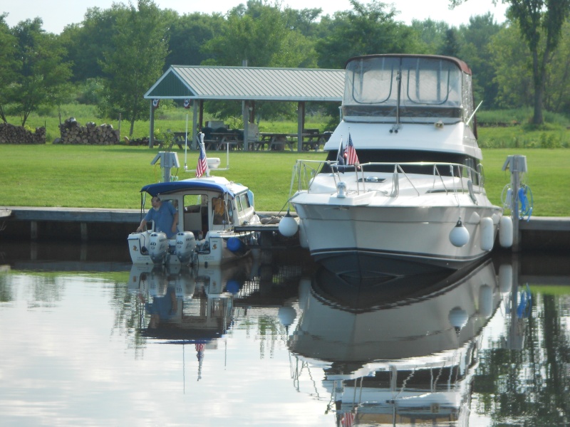 We\'re always the smallest boat in the marina