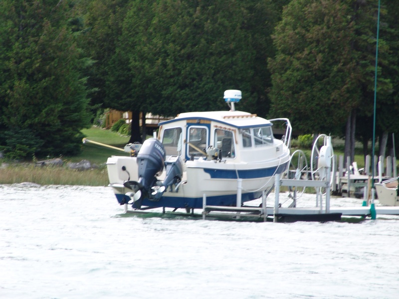 We spotted this C-Dory in the Les Cheneaux Islands.