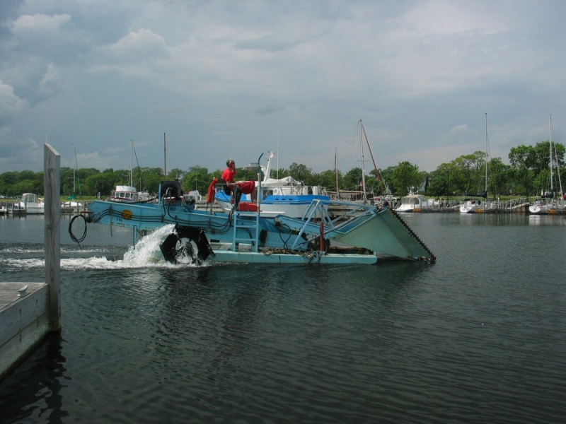 Weed eater Escanaba Harbor. Escanaba on Bay De Noc has good fishing for many species. Excellent destination to combine with Fayette.