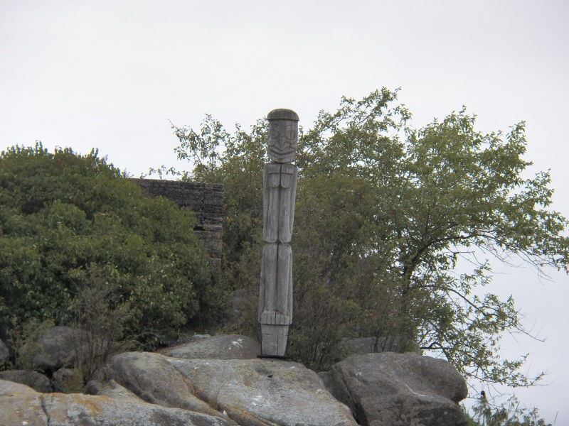 Welcoming totem.