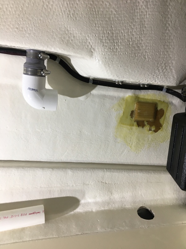Went to 1.5 inch PVC pipe for the fill.