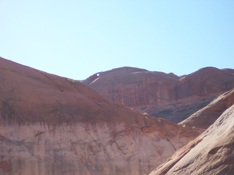 While in Music Temple Canyon we spoted this hole high up on a canyon wall 9-25