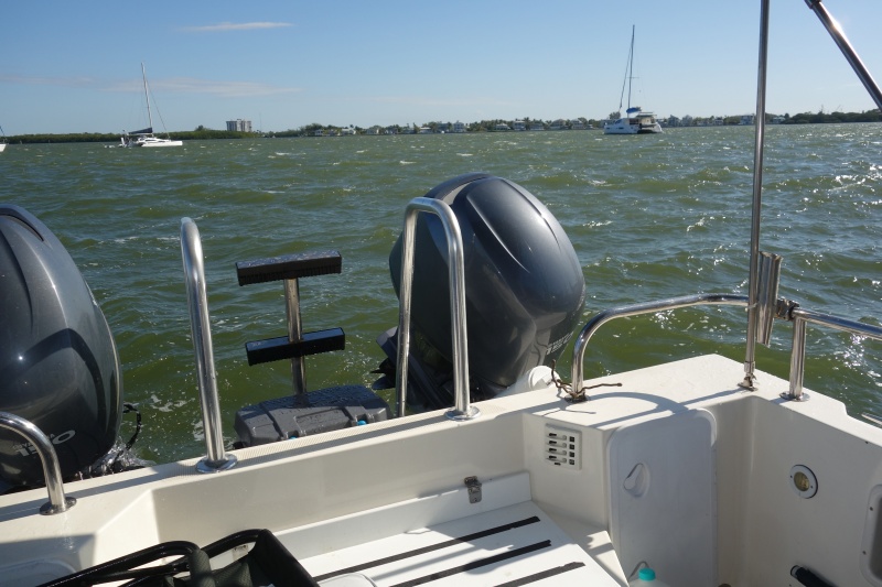 whitecaps in the Pink Shell Marina Resort