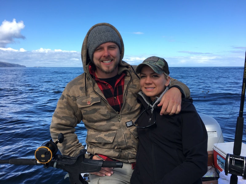 Wife and I halibut fishing