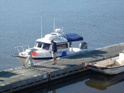 Will-C ready to head back to Belfast after cruising a few days with a great group of people