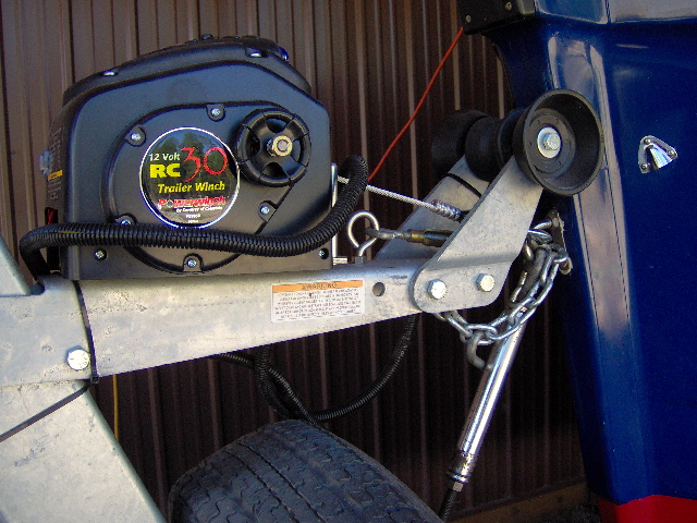Winch instructions always say " Don't hold with winch. Old winch was craping out, So,... two turn buckles