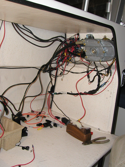 Wiring during.