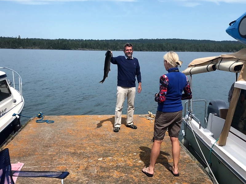 Wolfgang\'s Lake Trout!