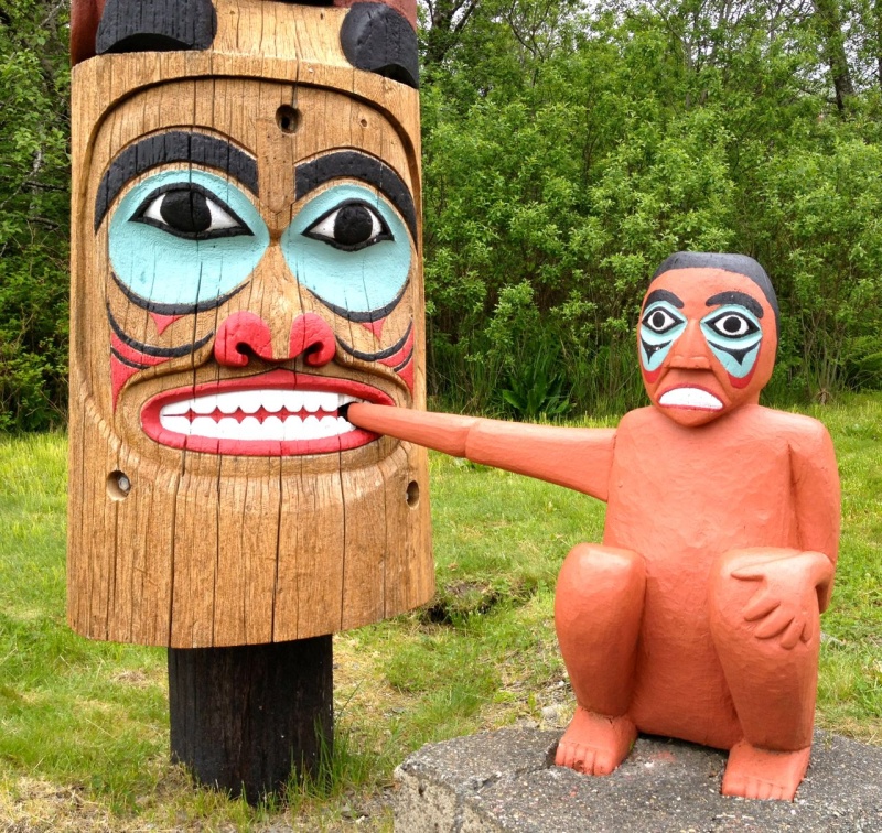 Wonder what story this totem is telling!