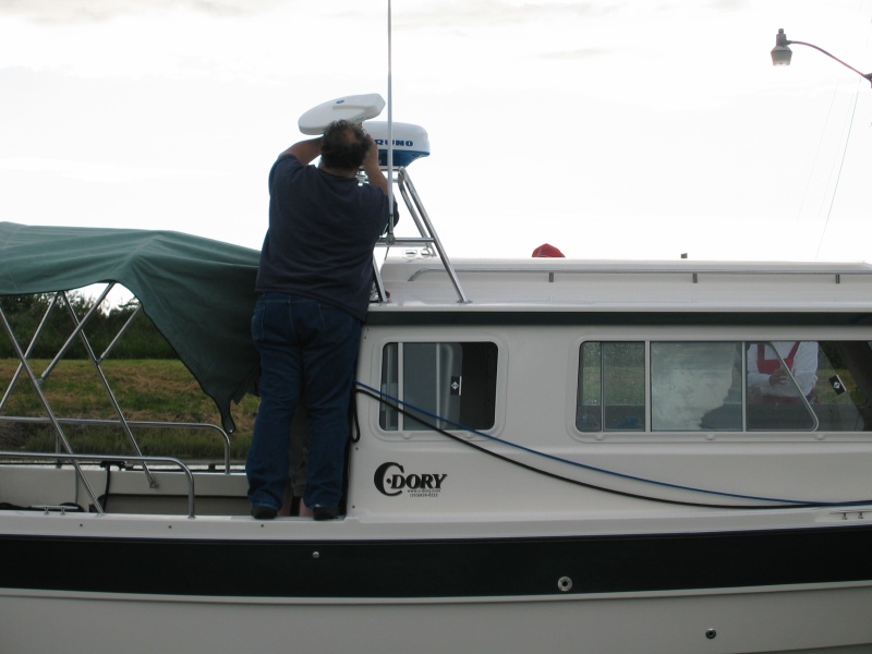(Work Release) Jim putting his antenna up!